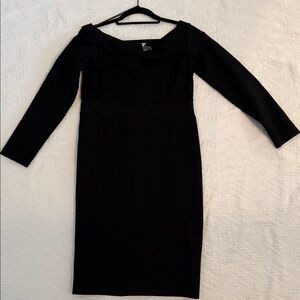 Elegant Black Dress with Mesh